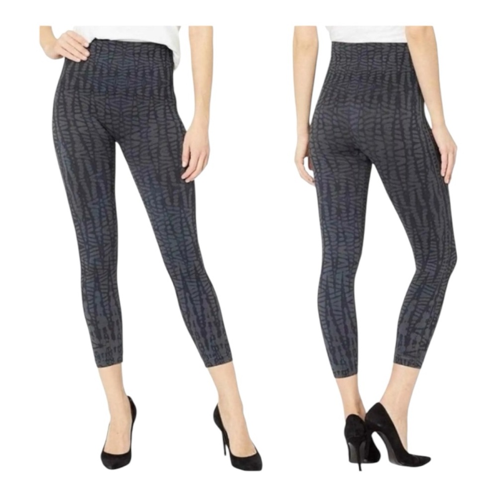 NWT SPANX Look At Me Now Cropped Geo Leggings Geometric Lamn Seamless Size 3X